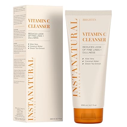 InstaNatural Vitamin C Cleanser Face Wash, Brightens and Reduces Signs of Aging